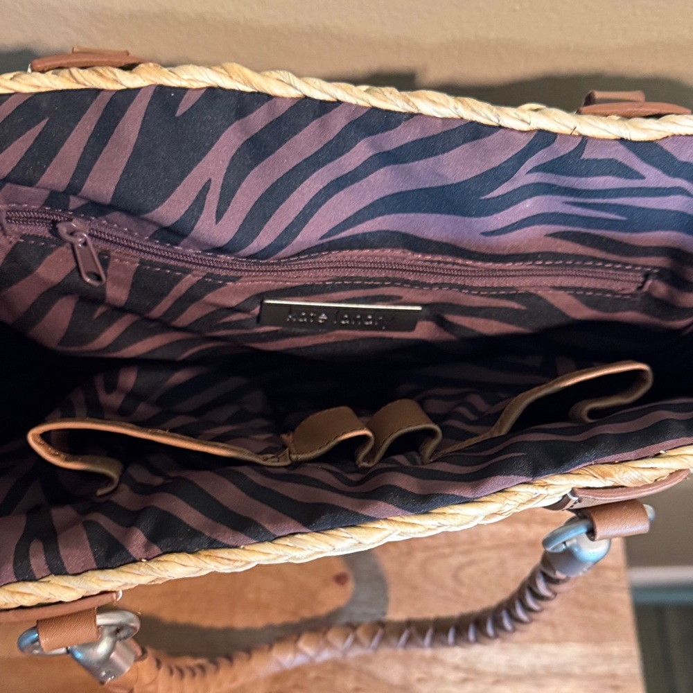Kate Landry Straw Purse – Gently Used - Picture 4 of 9